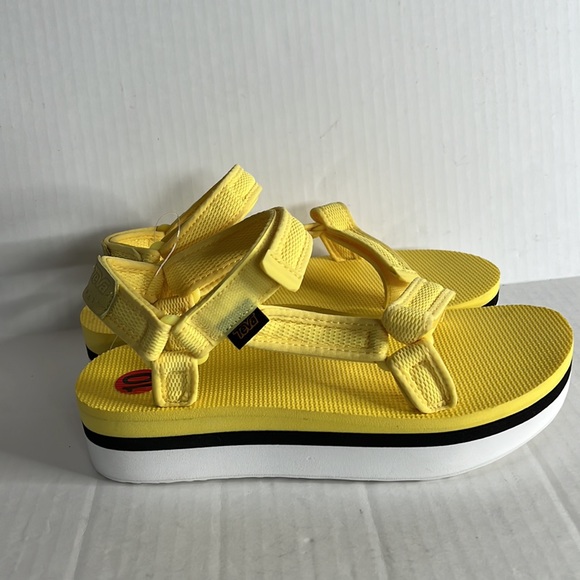 Teva Women's Platform Universal Mesh Print Limelight - 10 - Picture 3 of 7